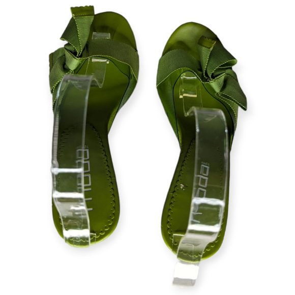 Moda Green Acrylic Heels Size 6M - Picture 5 of 11